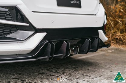 Flow Designs FK4/FK7 Civic RS Hatch FL Flow-Lock Rear Diffuser