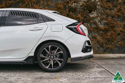Flow Designs FK4/FK7 Civic RS Hatch FL Rear Spat Winglets (Pair)