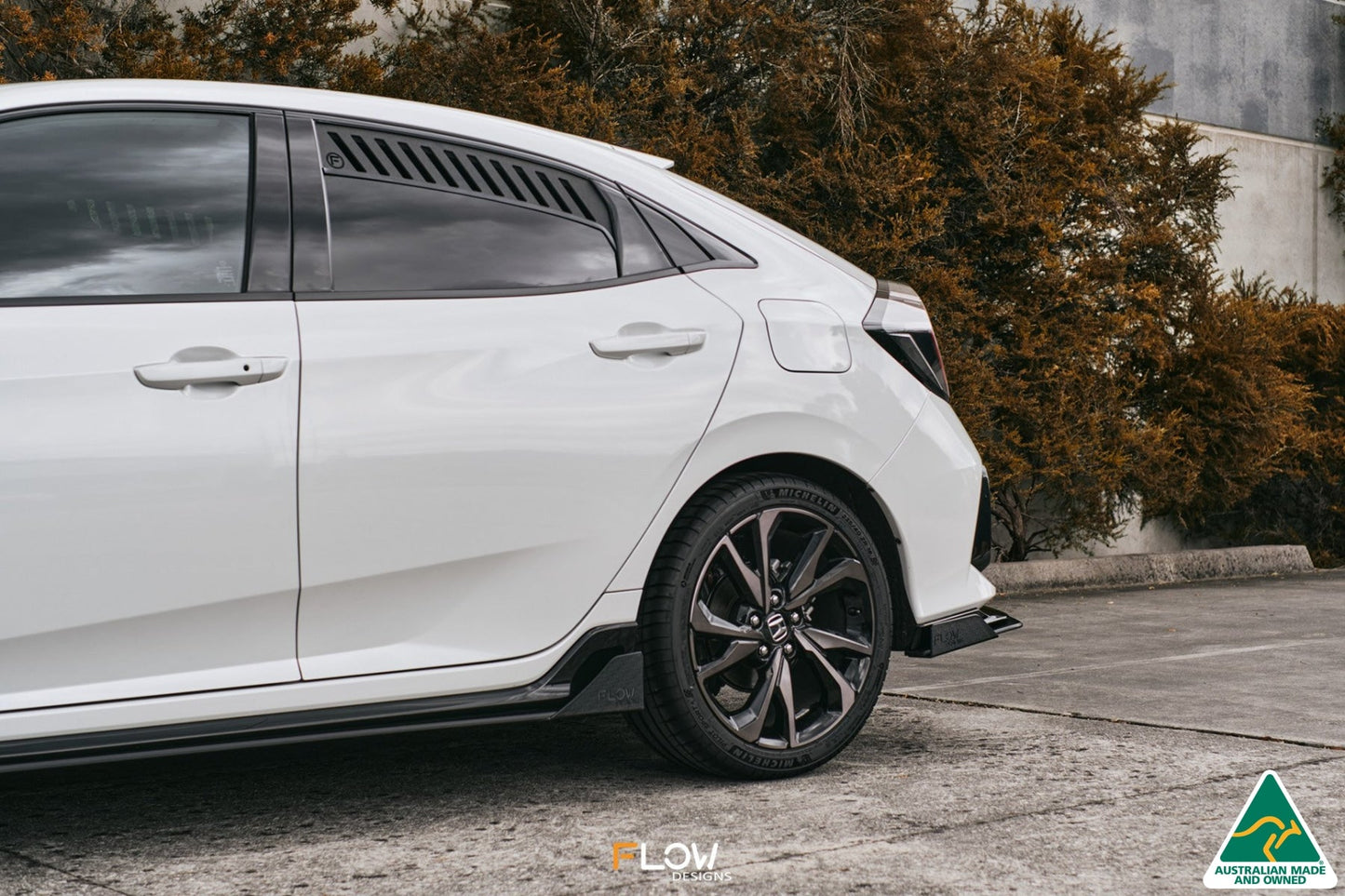 Flow Designs FK4/FK7/FK8 Civic Type R Rear Window Vents (Pair)