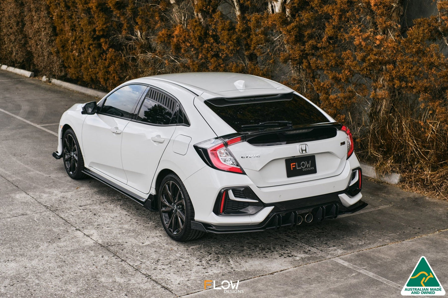 Flow Designs FK4/FK7 Civic RS Hatch FL Rear Spats (Pair)
