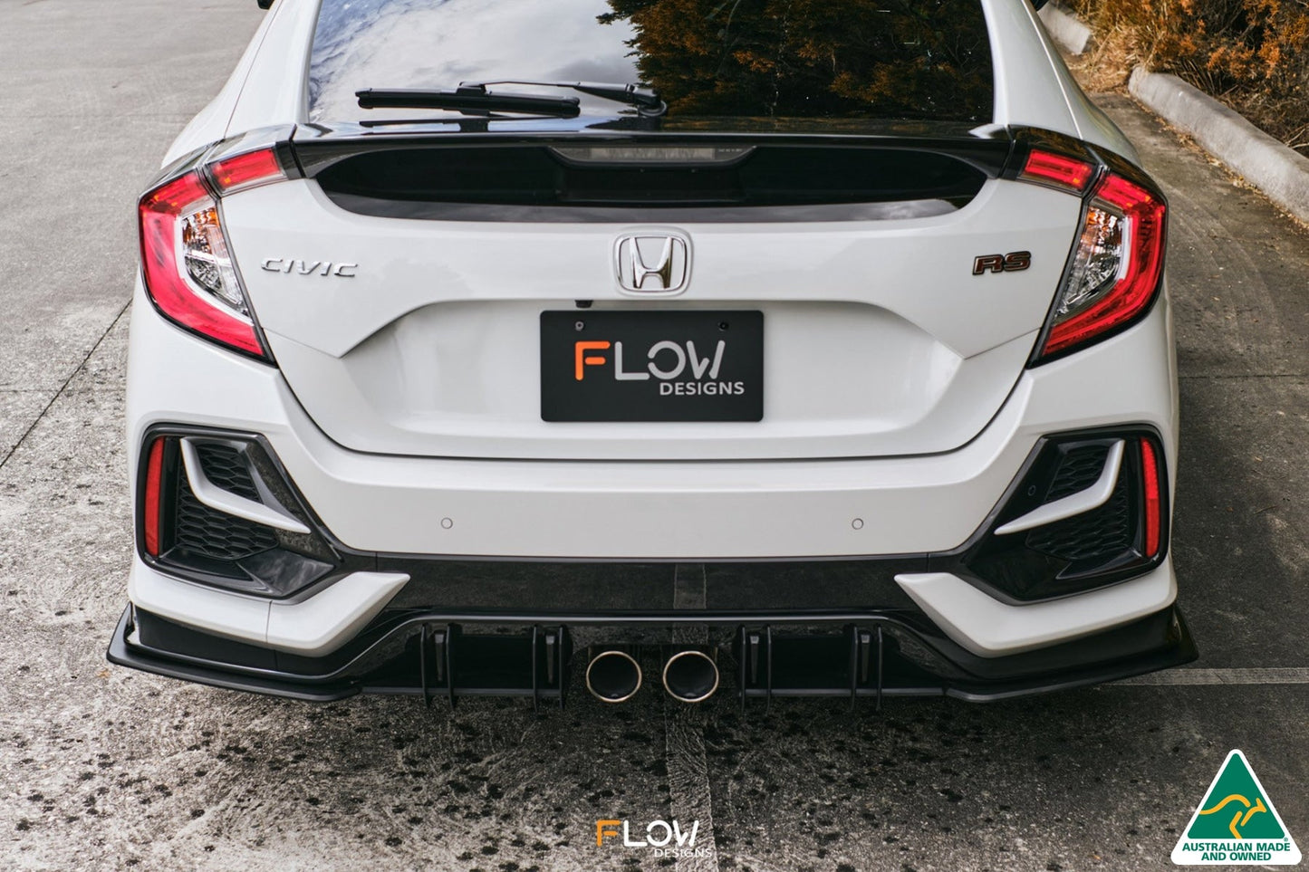 Flow Designs FK4/FK7 Civic RS Hatch FL Rear Spats (Pair)