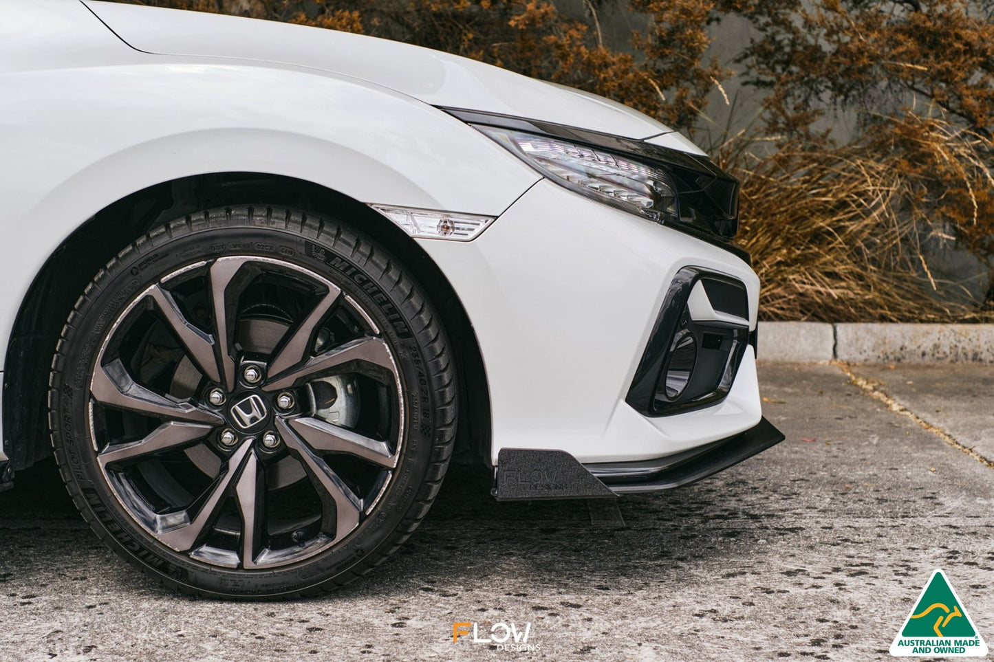 Flow Designs FK4/FK7 Civic RS Hatch FL Front Lip Splitter