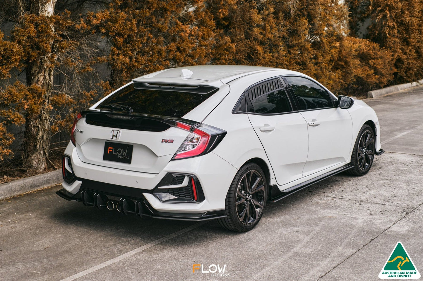 Flow Designs FK4/FK7 Civic RS Hatch FL Flow-Lock Rear Diffuser
