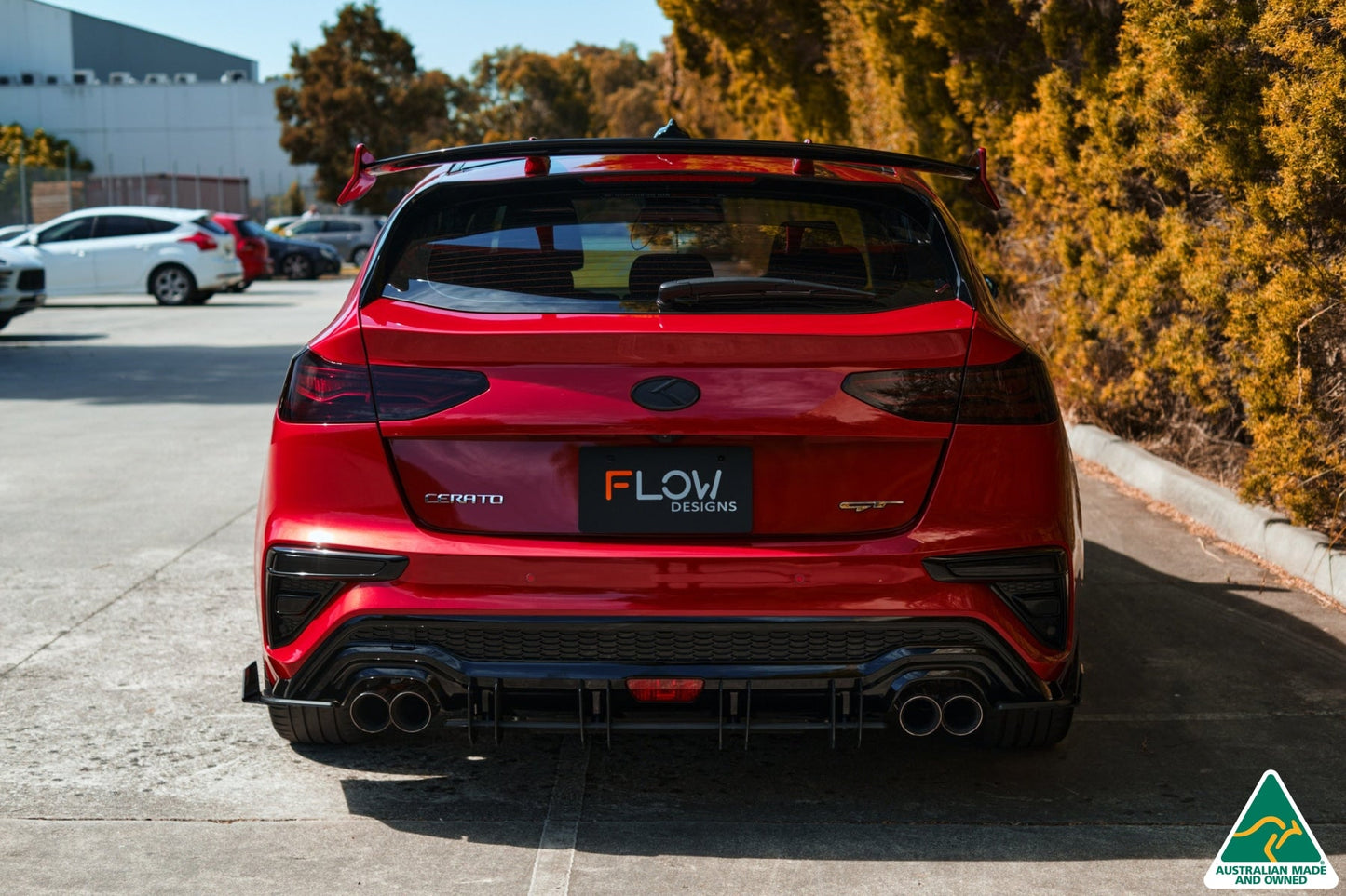 Flow Designs Cerato GT Hatch PFL Flow-Lock Rear Diffuser
