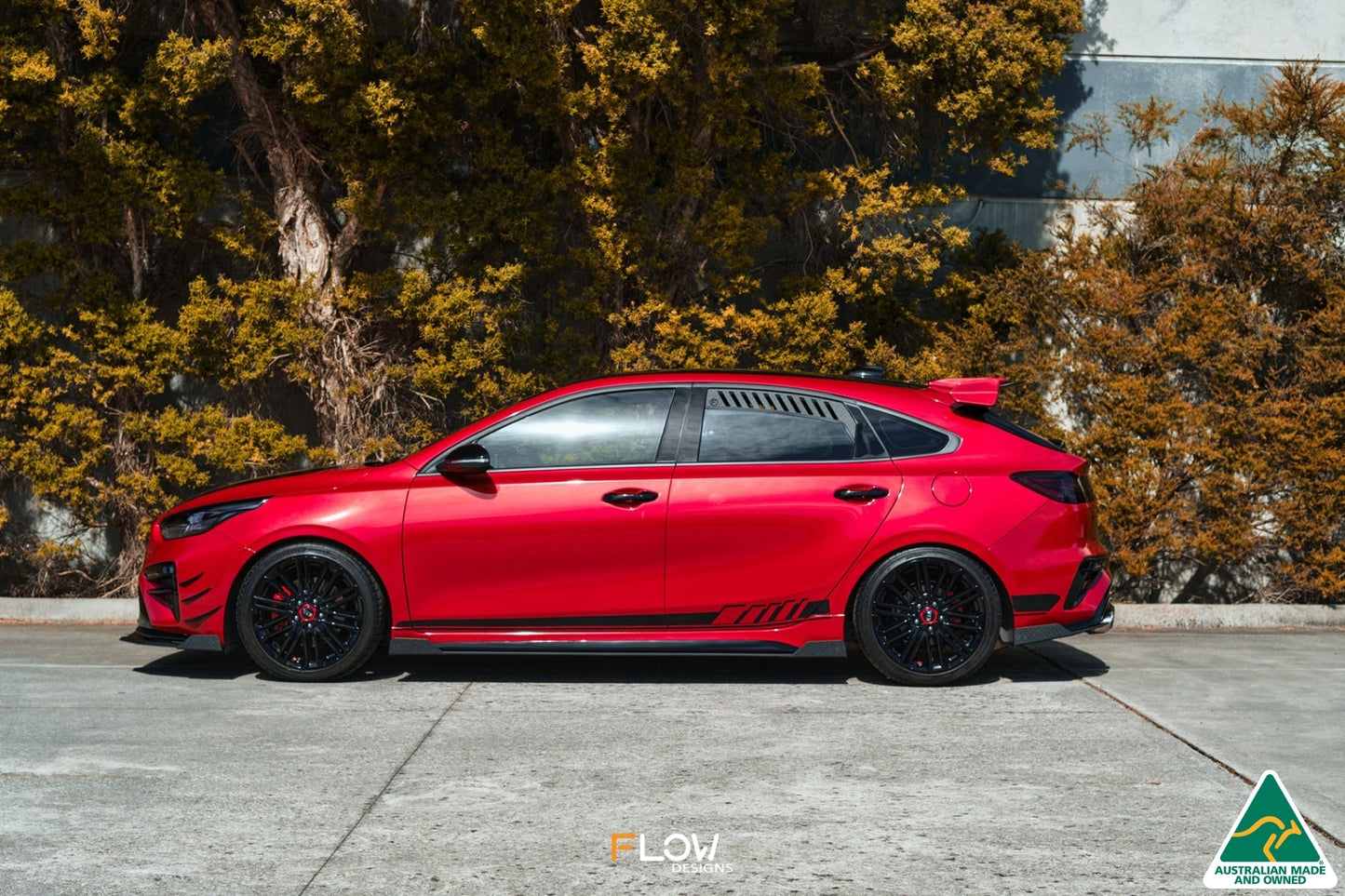 Flow Designs Cerato GT PFL Side Skirt Splitters (Pair)