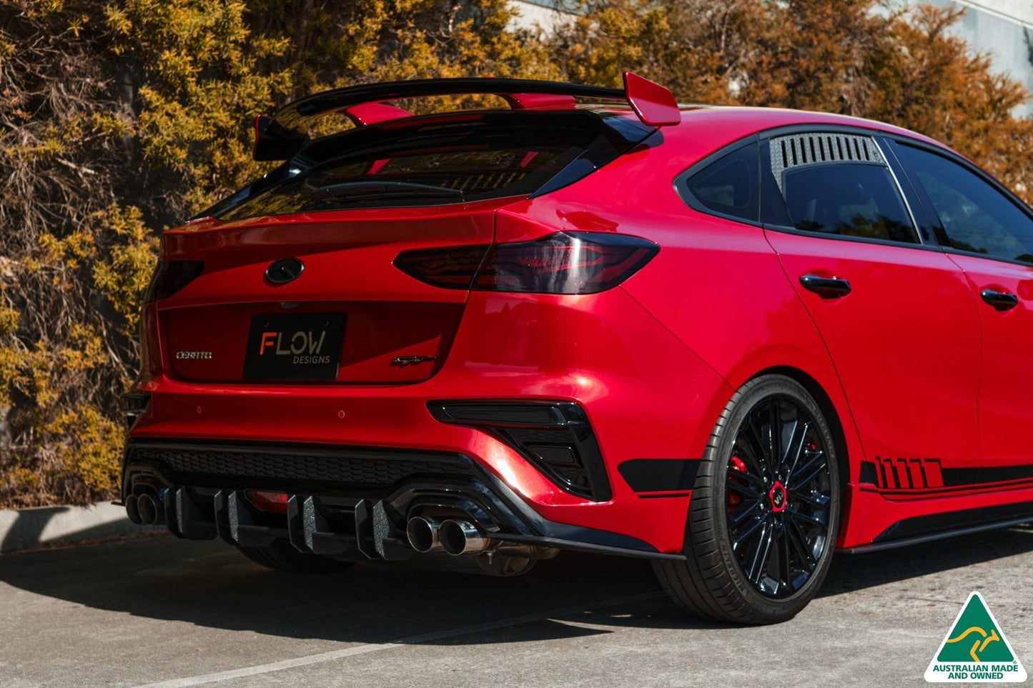 Flow Designs Cerato GT Hatch PFL Flow-Lock Rear Diffuser