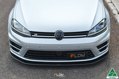 Flow Designs MK7 Golf R (USDM) Chassis Mounted Front Lip Splitter V3