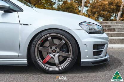 Flow Designs MK7 Golf R (USDM) Chassis Mounted Front Lip Splitter V3