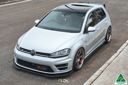 Flow Designs MK7 Golf R (EU/AU) Chassis Mounted Front Lip Splitter V3