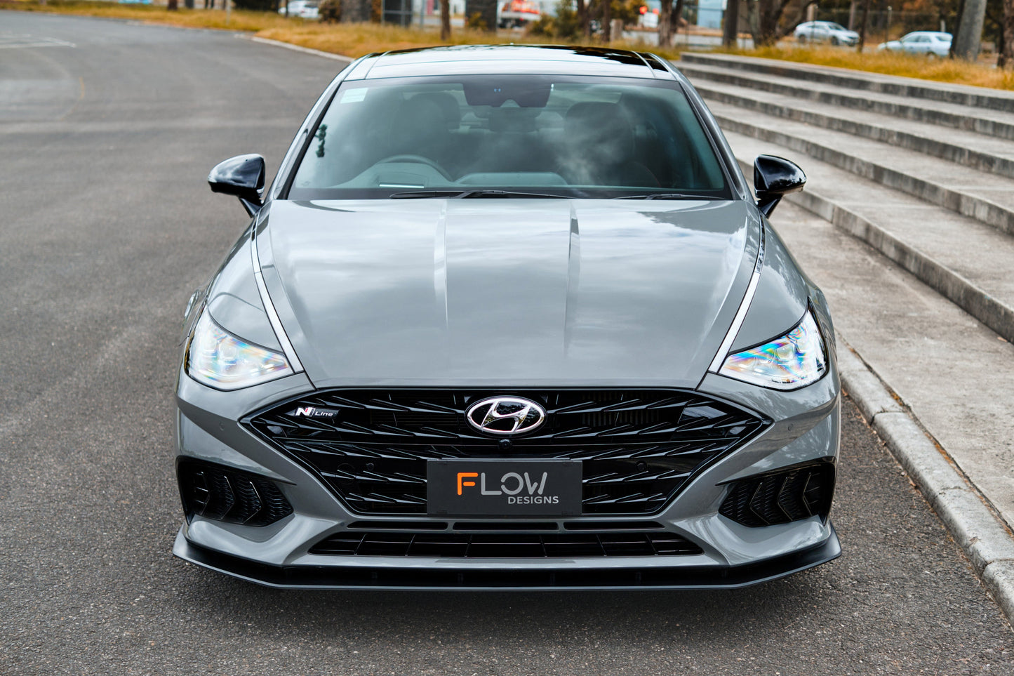 Flow Designs DN8 Sonata N Line 2020-2023 Front Lip Splitter & Reinforcement Bracket