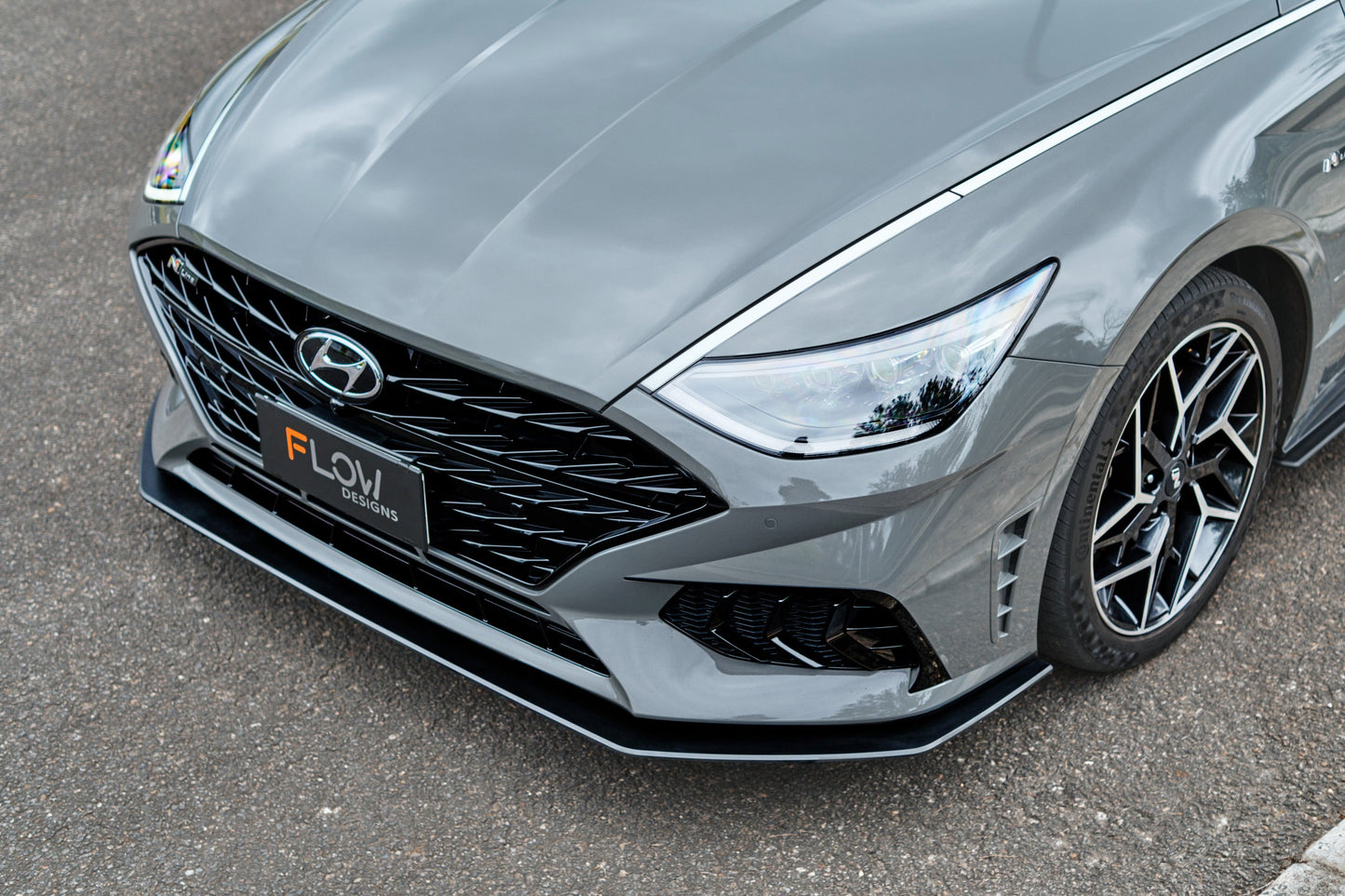 Flow Designs DN8 Sonata N Line 2020-2023 Front Lip Splitter & Reinforcement Bracket