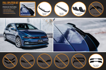 Flow Designs AW Polo GTI Full Splitter Set