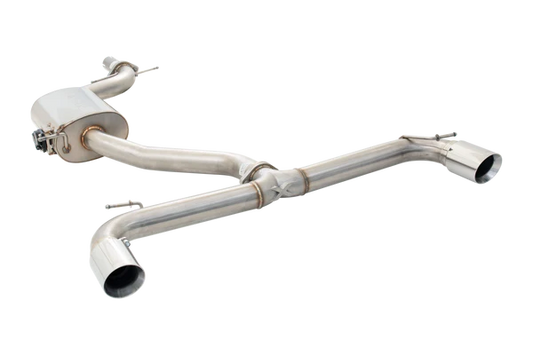 XFORCE VW MK6 Golf GTI & STAINLESS CAT BACK SYSTEM WITH VAREX CENTRE