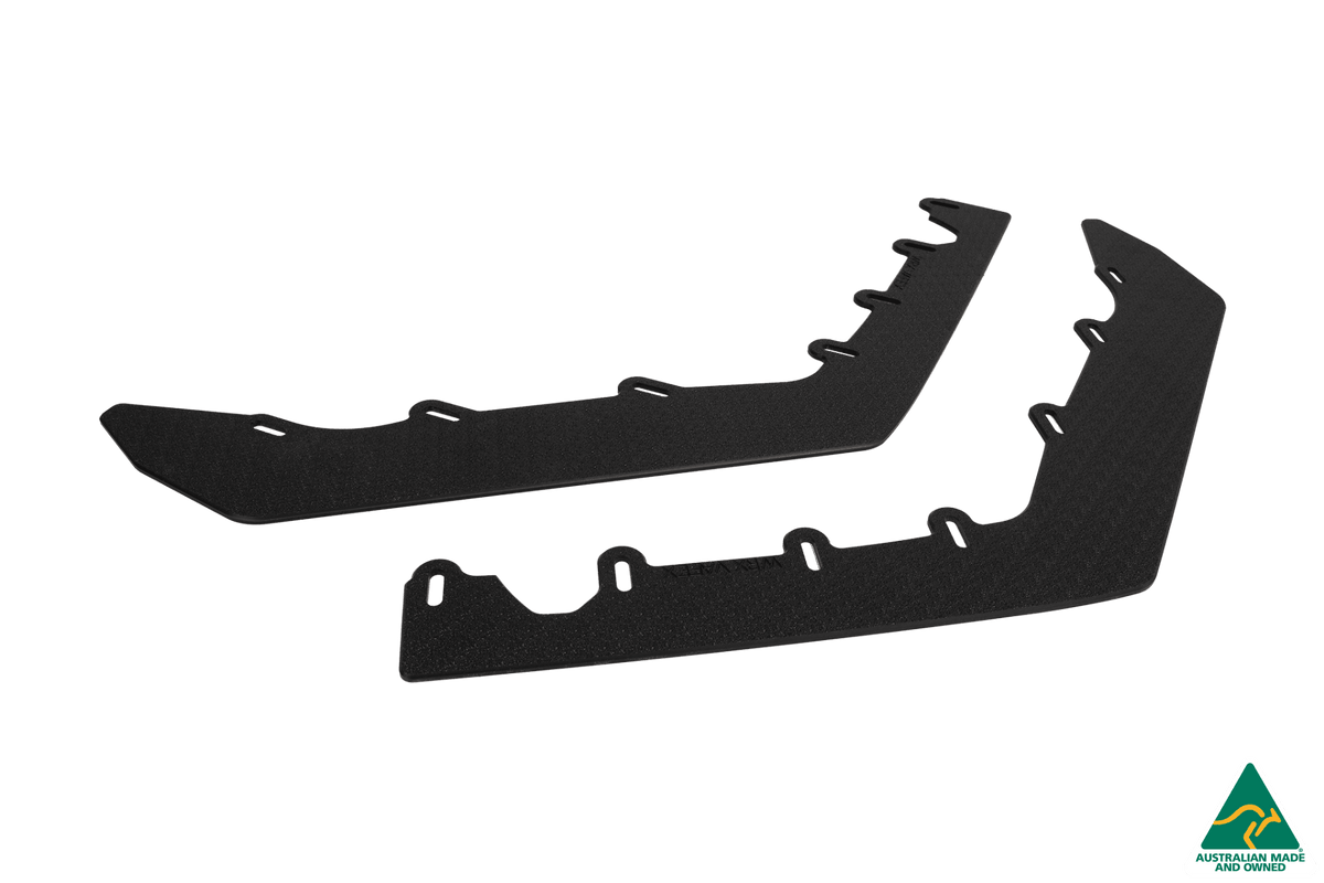 Flow Designs VA WRX & STI Front Lip Splitter Extensions (Pair)