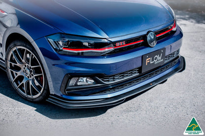Flow Designs AW Polo GTI Front Lip Splitter Extensions (Pair)