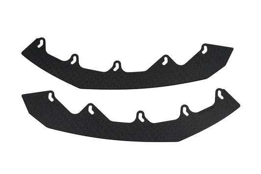 Flow Designs S3 8V Sedan Pre-Facelift Front Lip Splitter Extensions (Pair)