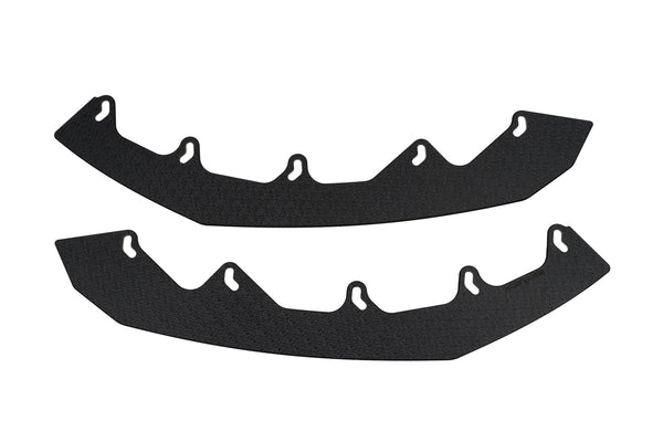 Flow Designs S3 8V Sedan Pre-Facelift Front Lip Splitter Extensions (Pair)