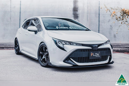 Flow Designs Corolla MZEA12R/ZWE211R 2018-2022 Front Lip Splitter & Reinforcement Brackets