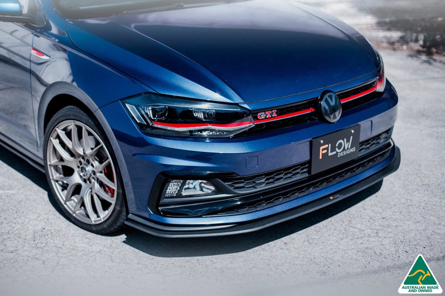 Flow Designs AW Polo GTI Front Lip Splitter