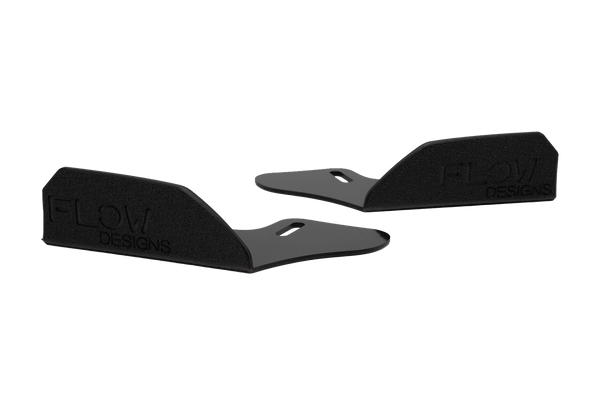 Flow Designs MK7 Golf R Front Lip Splitter Winglets (Pair)