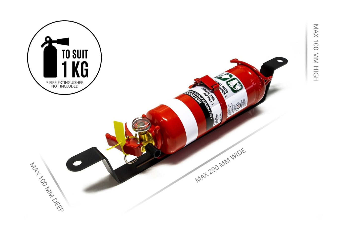Flow Designs Yaris GR Gen1 Fire Extinguisher Bracket/Mount