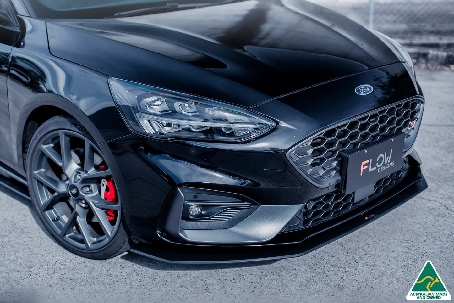 Flow Designs MK4 & MK4.5 Focus ST Front Lip Splitter