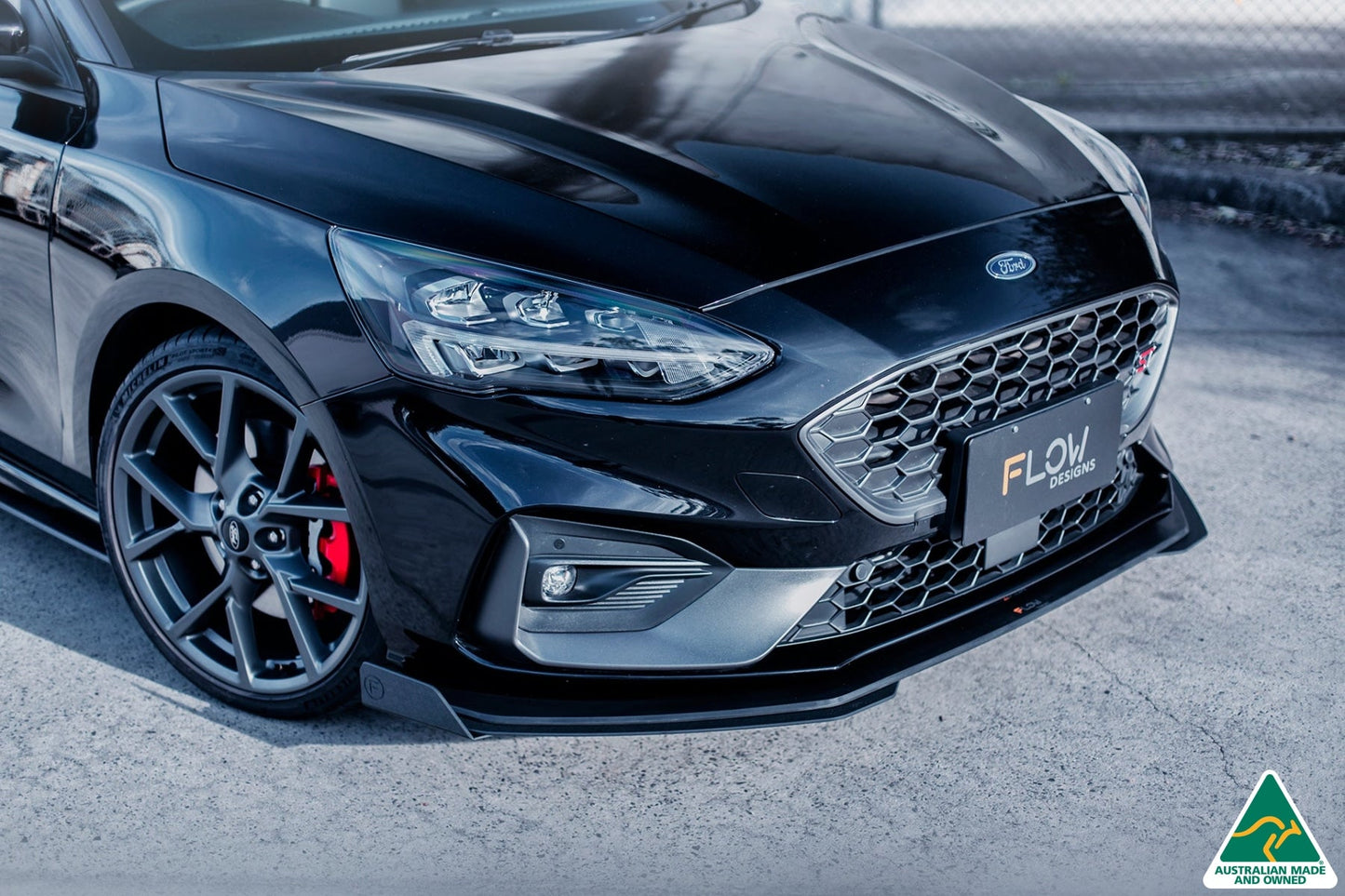 Flow Designs MK4 & MK4.5 Focus ST Front Lip Splitter Winglets (Pair)