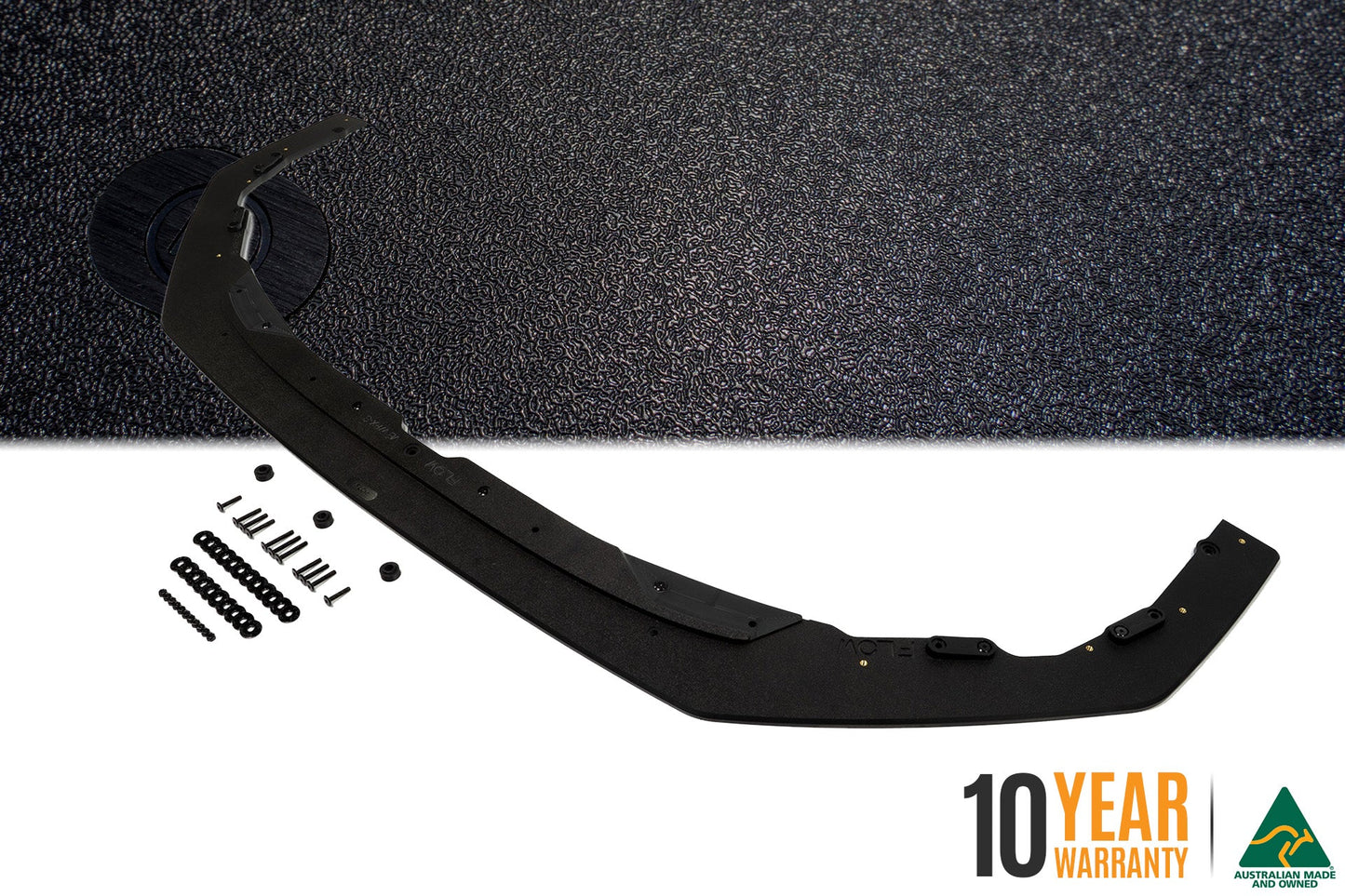 Flow Designs VB WRX Front Lip Splitter (TEXTURED)