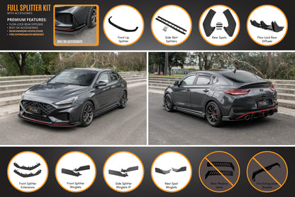 Flow Designs i30N Fastback PD FL 2022+ Full Lip Splitter Set