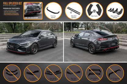Flow Designs i30N Fastback PD FL 2022+ Full Lip Splitter Set