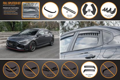 Flow Designs i30N Fastback PD FL 2022+ Full Lip Splitter Set