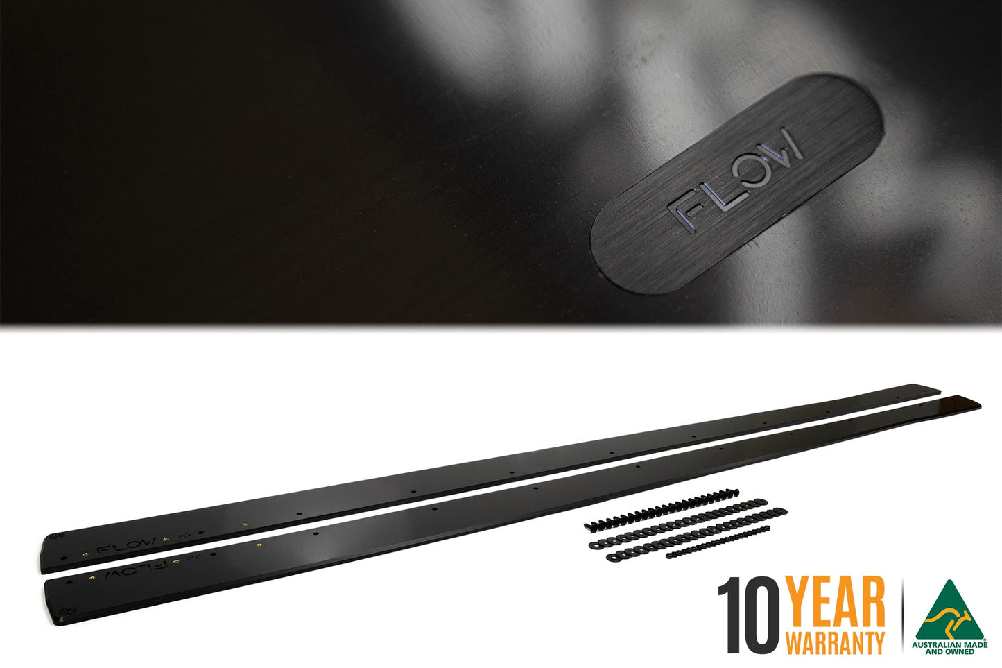 Flow Designs Falcon FGX Side Skirt Splitters (GLOSS: Pair)