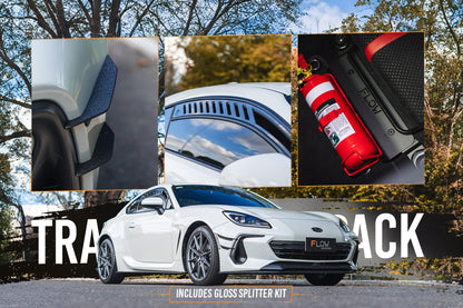 Flow Designs ZD8 BRZ Full Lip Splitter Set (GLOSS BLACK)