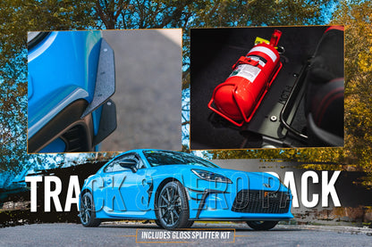 Flow Designs ZN8 GR86 Full Lip Splitter Set (GLOSS BLACK)