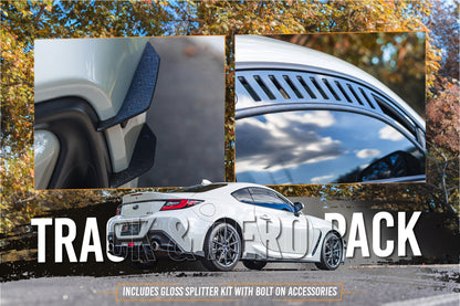 Flow Designs ZD8 BRZ Full Lip Splitter Set (GLOSS BLACK)