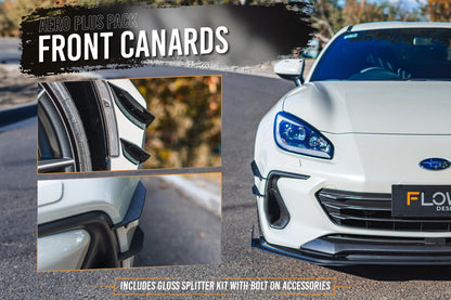 Flow Designs ZD8 BRZ Full Lip Splitter Set (GLOSS BLACK)