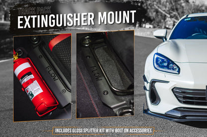 Flow Designs ZD8 BRZ Full Lip Splitter Set (GLOSS BLACK)