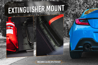 Flow Designs ZN8 GR86 Full Lip Splitter Set (GLOSS BLACK)