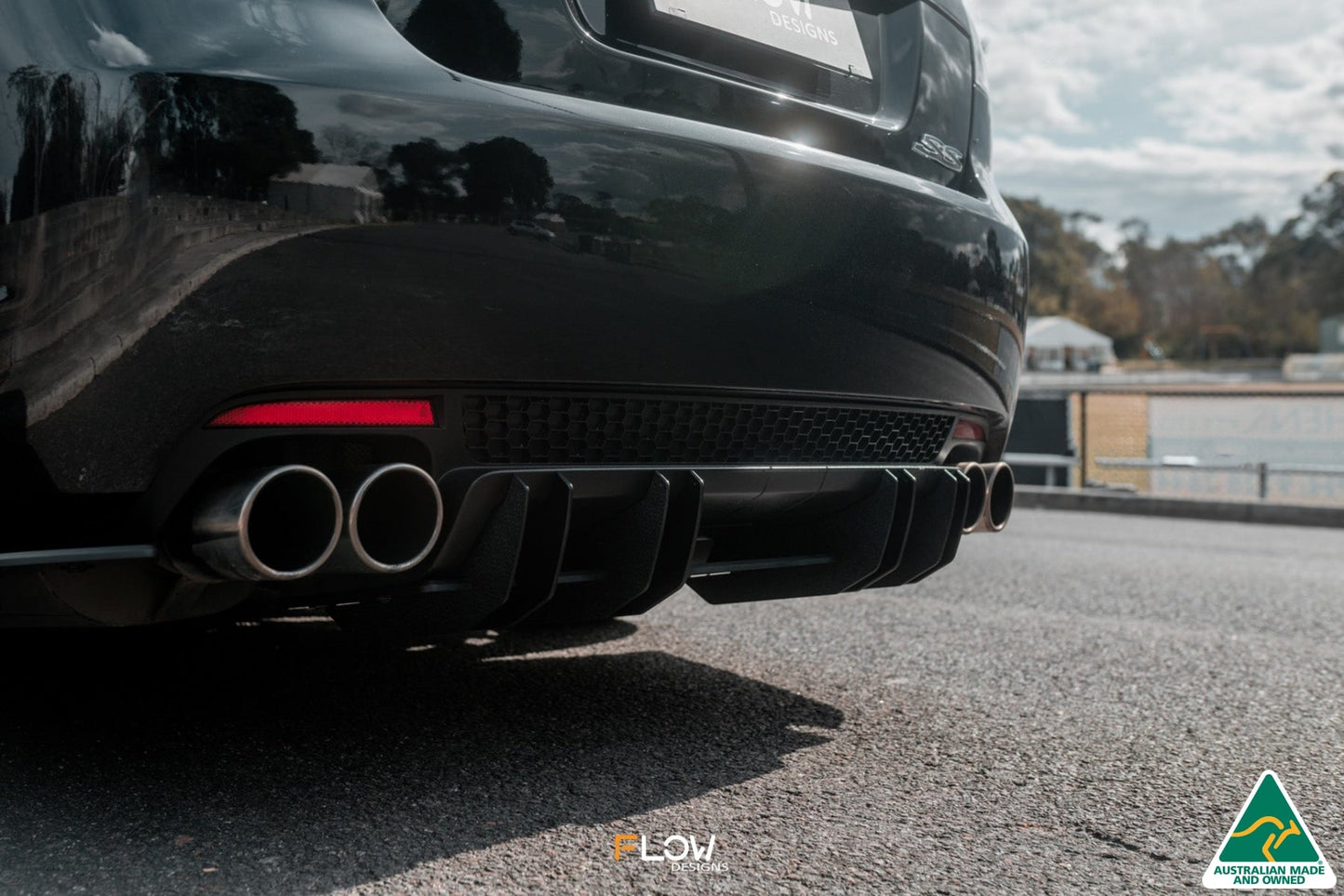 Flow Designs VE Commodore S1 Sedan Flow-Lock Rear Diffuser