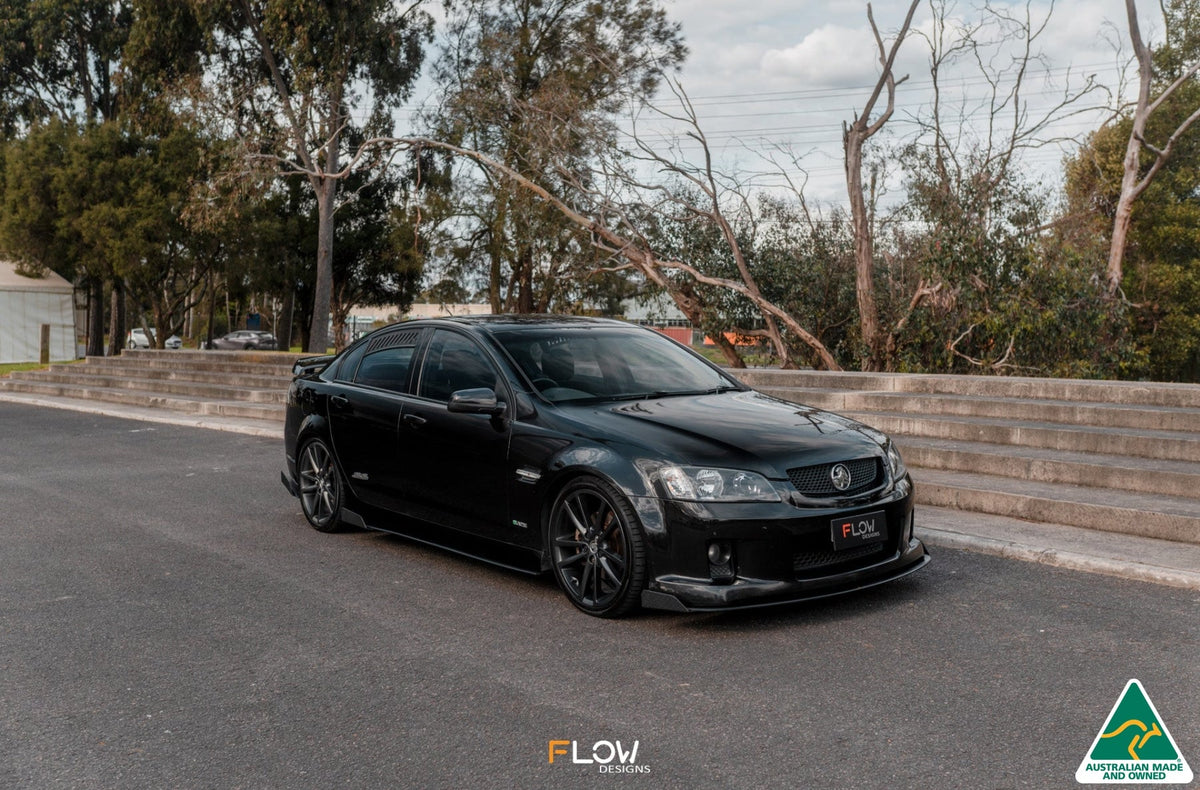 Flow Designs VE Commodore S1 Sedan Front Lip Splitter Winglets (Pair)