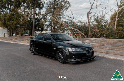 Flow Designs VE Commodore S1 Sedan Front Lip Splitter Winglets (Pair)