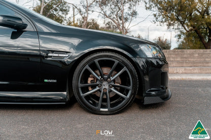 Flow Designs VE Commodore S1 Sedan Front Lip Splitter Winglets (Pair)