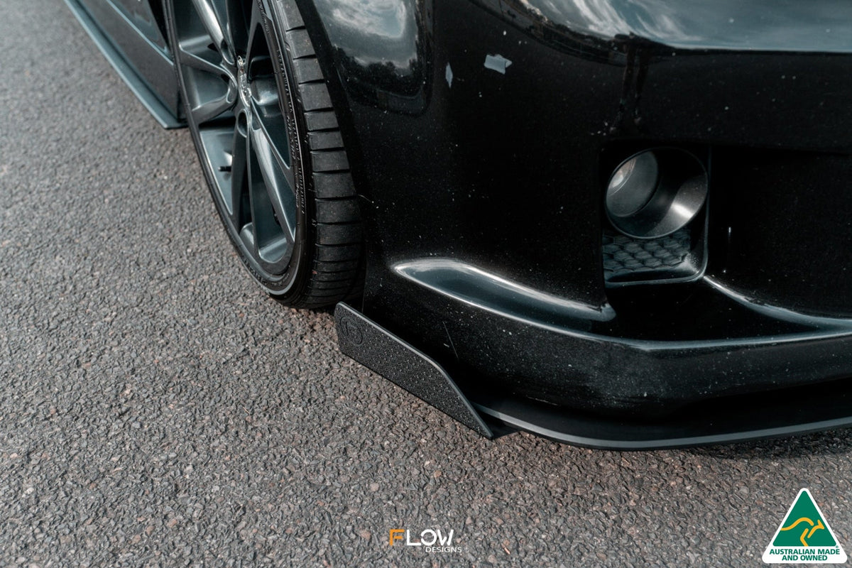 Flow Designs VE Commodore S1 Sedan Front Lip Splitter Winglets (Pair)