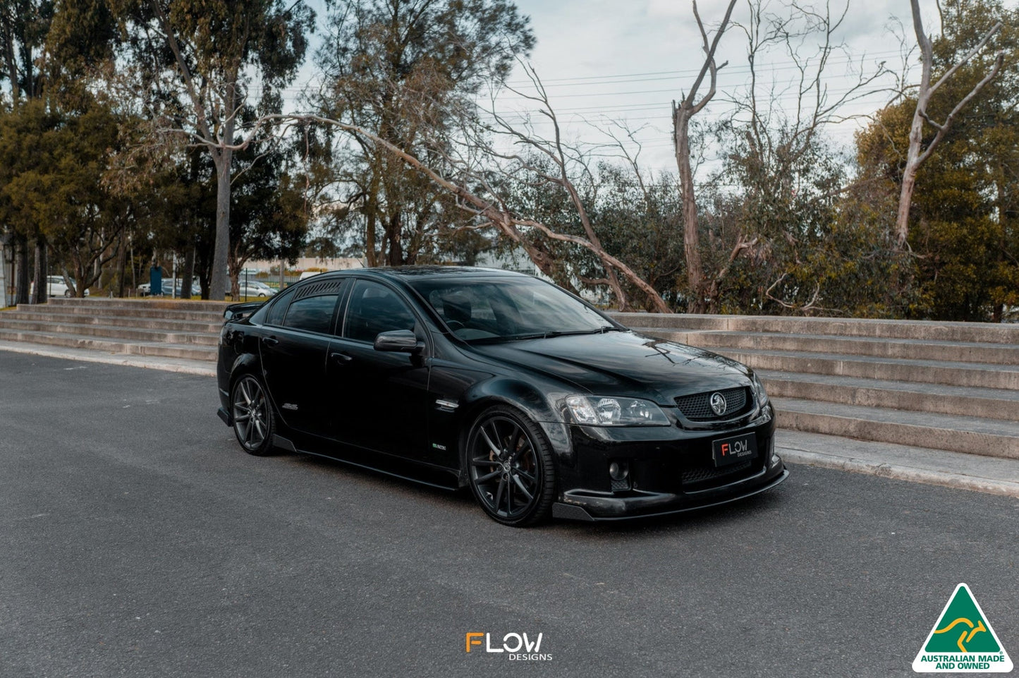 Flow Designs VE Commodore S1 Sedan Side Skirt Splitters (Pair)