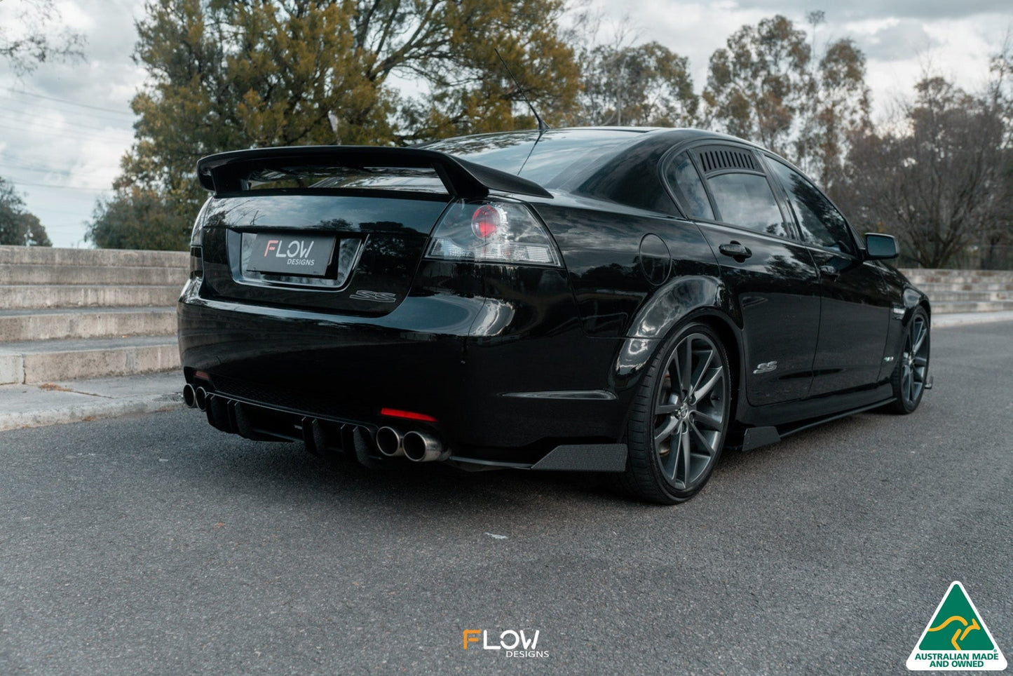 Flow Designs VE Commodore S1 Sedan Flow-Lock Rear Diffuser