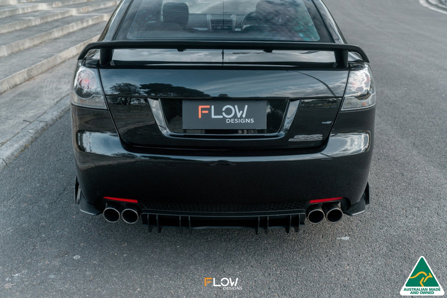 Flow Designs VE Commodore S1 Sedan Flow-Lock Rear Diffuser