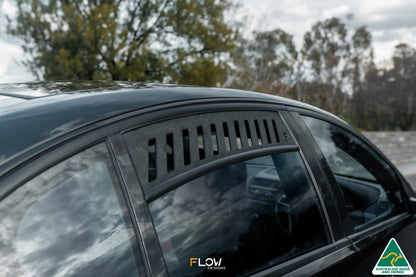 Flow Designs VE Commodore Sedan Rear Window Vents (Pair)