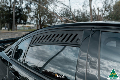 Flow Designs VE Commodore Sedan Rear Window Vents (Pair)