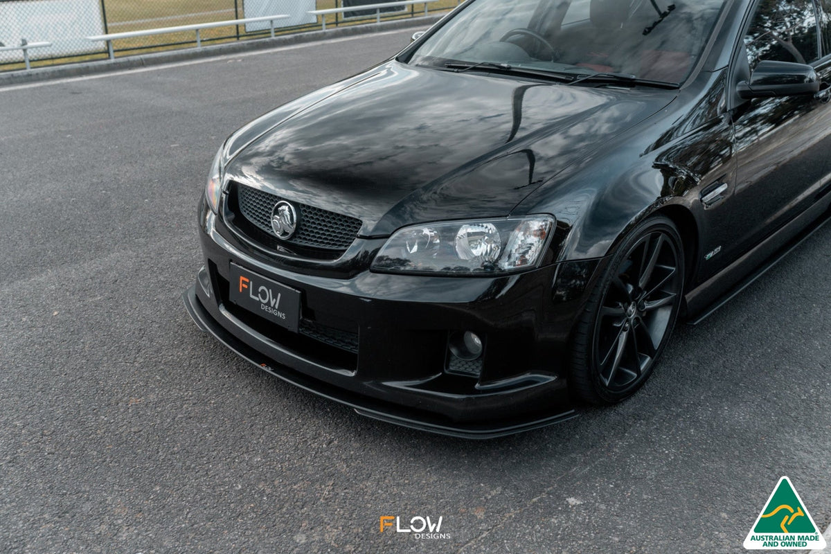 Flow Designs VE Commodore S1 Sedan Front Lip Splitter Extensions (Pair)