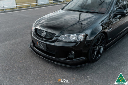 Flow Designs VE Commodore S1 Sedan Front Lip Splitter Extensions (Pair)